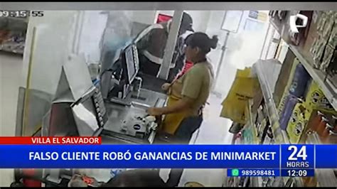 Ves Sujeto Finge Ser Un Cliente Para Asaltar Una