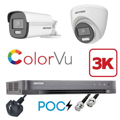 Hikvision Channel K Colorvu Poc Cctv Kit Builder