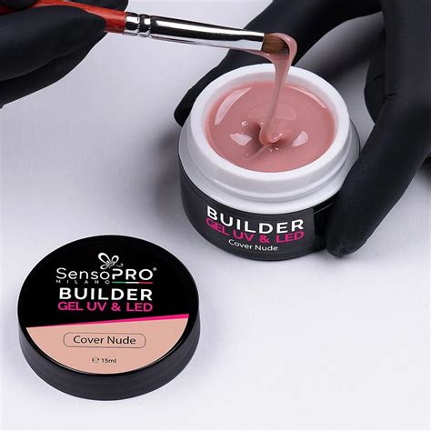 Gel Constructie Unghii SensoPRO Milano Cover Nude 15ml EMAG Ro