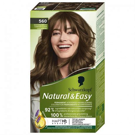 Schwarzkopf natural easy coloration 560 châtain clair