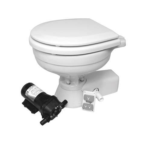 Jabsco El Toilet Quiet Flush Compact Til Ferskvand