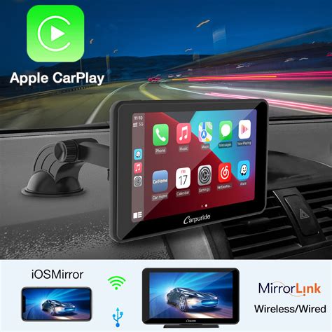 Snapklik W701 7 Inch Portable Wireless Apple Carplay Android