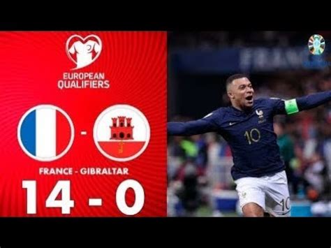 France Vs Gibraltar All Goals And Highlights Euro