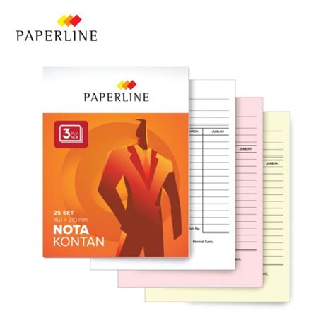 Jual Buku Nota Kontan PAPERLINE NCR 3PLY Besar B3 160x210mm 25 S