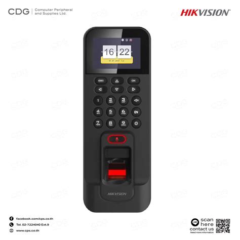 เครื่องสแกนลายนิ้วมือ Hikvision Finger Scan Ds K1t804bmf Cps