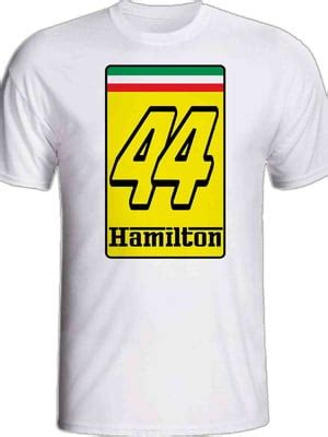 Camiseta Hamilton Ferrari F Modelo Compre Produtos Personalizados