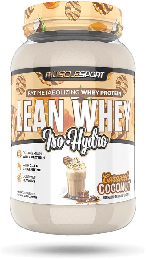 Amazon Musclesport Lean Whey Revolution Protein Powder Whey