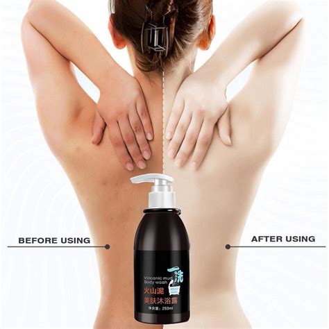 Buy Mllkcao Volcanic Mud Shower Gel Moisturizing Energizing Body Wash