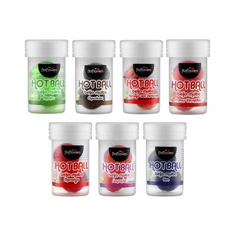 Hot Ball Beija Muito Bolinhas Sabores Hot Flowers Shopee Brasil