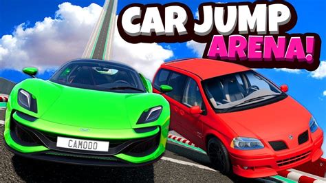 Omg It S Finally Here Car Jump Arena 2 Full Tour And Crash Testing Beamng Mods Youtube