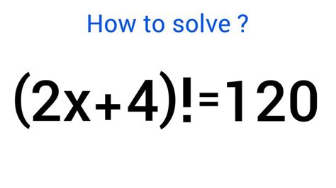 A Sign That Says How To Solve 2x4 4 1 120