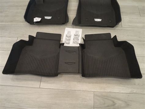 New 2019 2023 Cadillac Xt4 Oem All Weather Rubber Floor Mats Set 84875505 Ebay