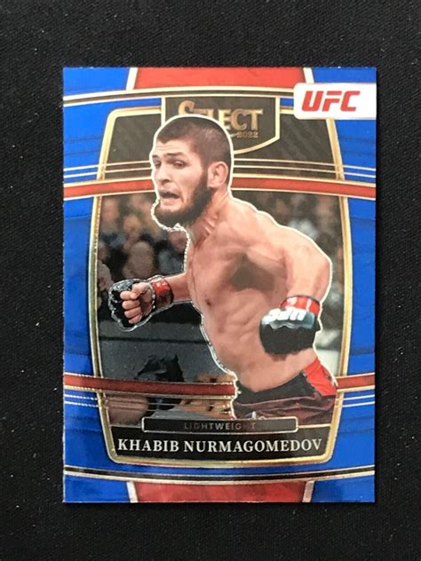 Khabib Nurmagomedov Panini Select Ufc Blue Retail Parallel Ebay