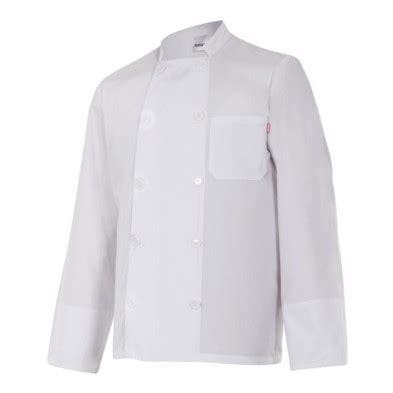 Chaqueta De Cocina Blanca De Manga Larga Velilla 434 Prolaboral