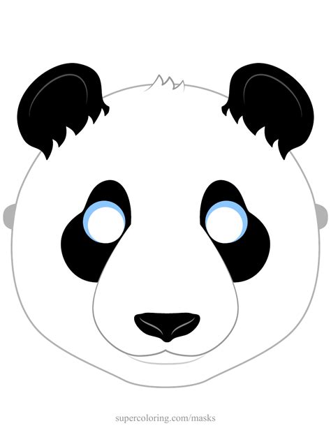 Panda Mask Template Download Printable Pdf Templateroller