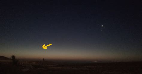 Astronomy Israel Comet Neowise Above Machtesh Ramon