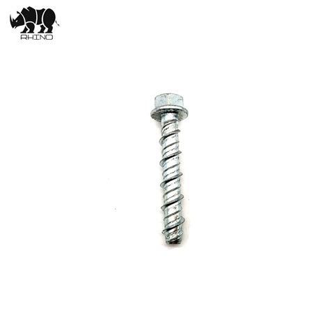 Sus410 Stainless Steel Or Carbon Steel Self Tapping Concrete Screw