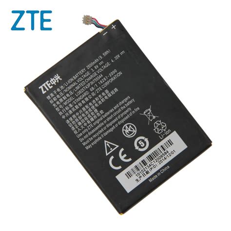 Original ZTE Li3825T43P3h755544 Phone battery For ZTE Telstra Dave ZTE ...