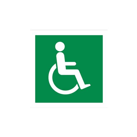 Emergency Evacuation Chair Sign Firstaid063a