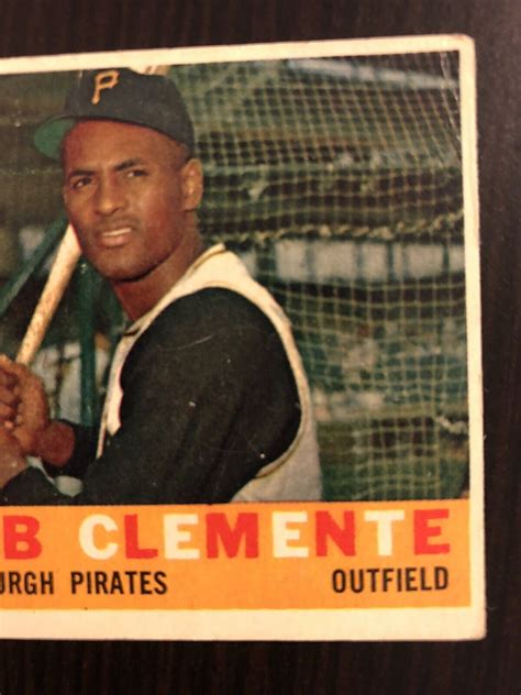 BOB CLEMENTE 1960 TOPPS 326 VERY GOOD CONDITION PIRATES HOF SEE