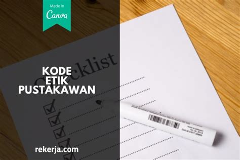 Kepingin Jadi Pustakawan Pahami Dulu Kode Etik Pustakawan Berikut Ini