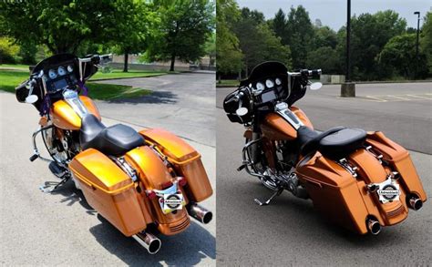 Amazon Moto Onfire Stretched Saddlebags Amber Whiskey Orange