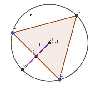 geometry - Equilateral triangle within a circumscribed circle - Mathematics Stack Exchange