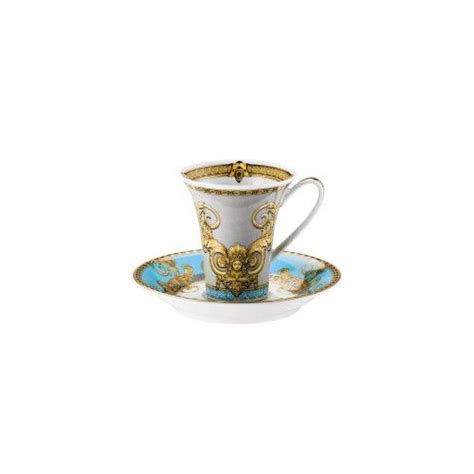 Versace By Rosenthal Prestige Gala Bleu After Dinner Cup Saucer 3 Oz