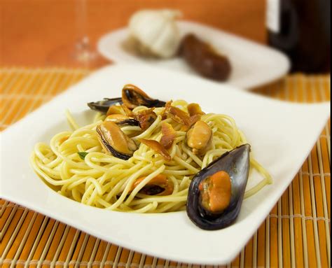 Ricetta Spaghetti Cozze E Bottarga Agrodolce