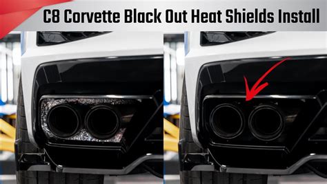 C8 Corvette Black Out Exhaust Heat Shields Paragon Performance Youtube