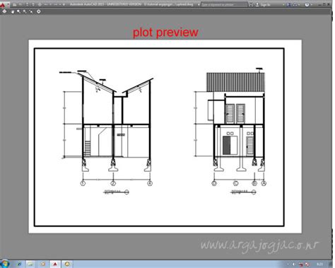 Gambar Potongan Autocad Pulp