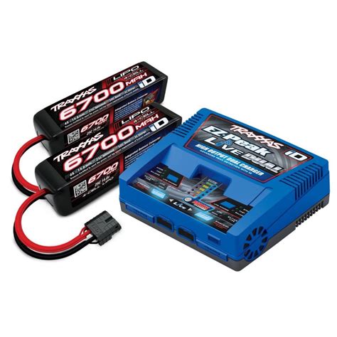 Traxxas Combo Chargeur Duo Avec Accus Lipo S Mah