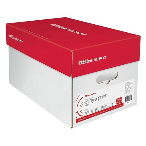 Office Depot® Multi Use Printer And Copy Paper White Ledger 11 X 17