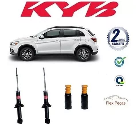 Par Amortecedor Traseiro Kayaba Mitsubishi Asx Kits Parcelamento