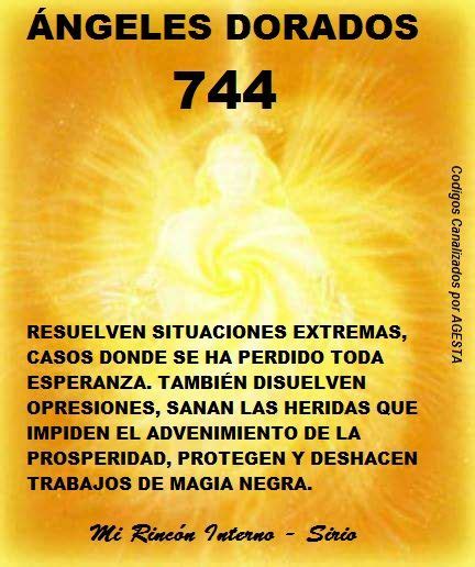 Angeles Dorados Codigo Sagrado 744 Healing Codes Life Quotes To Live