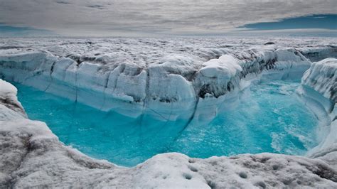 Schmelzwasser Unter Gr Nland Eis