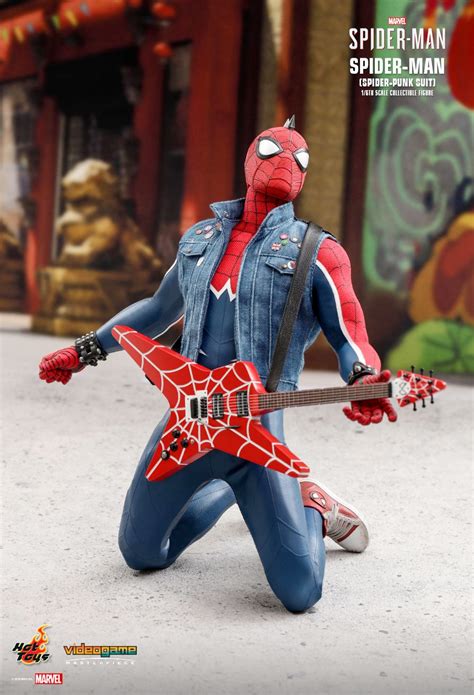 Spider Punk Marvels Spider Man Game Action Figure 1 6 Hot Toys Blog De Brinquedo