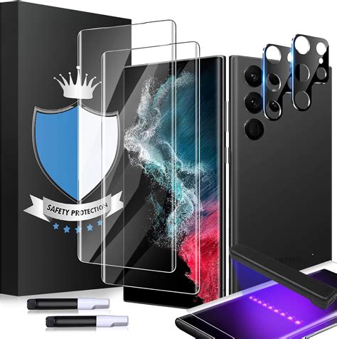 Asbellt Protector De Visualización Para Galaxy S22 Ultra 2 Protectores