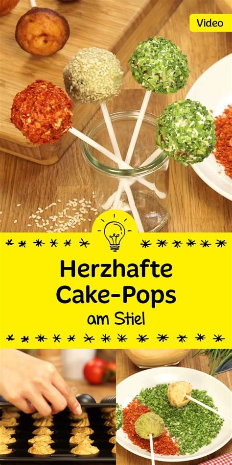 Cake Pops Mal Anders Diese Herzhaften Kuchen Am Stiel Sind Der