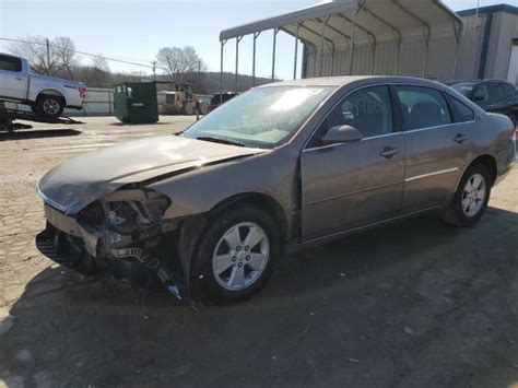 2007 Chevrolet Impala Lt For Sale Tn Nashville Mon Jun 17 2024 Used And Repairable