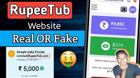 Rupeetub Real Or Fake Rupeetub Withdrew Problem Rupeetub Se Paisa