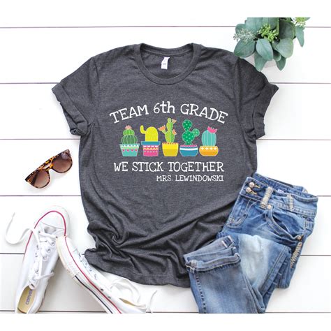 Teacher Shirts Team Teacher Shirts Personalized Teacher Etsy