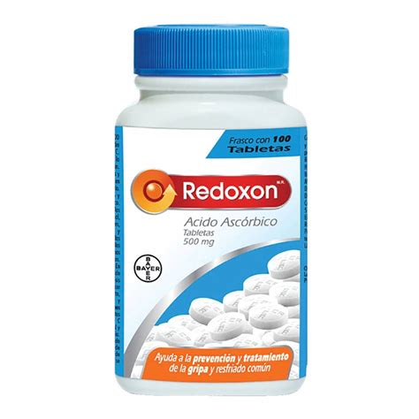 Redoxon Oral 500mg 100 Tabletas Ácido Ascórbico Vitamina C Sears