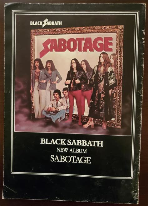 Black Sabbath - 1975 Tour Program - All Pages! : r/blacksabbath