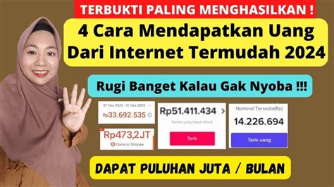 5 Cara Menghasilkan Uang Dari Internet Tips Cepat Jadi Kaya Raya Di