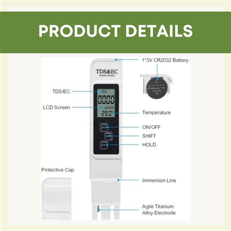 Tds Meter Digital Water Tester Plant Culture Ph