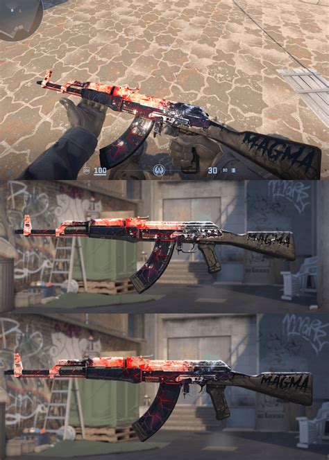 Ak47 Magma First Attempt At A Weapon Skin [cs2 In Game Screenshots] R Csgo