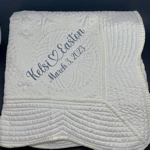 Personalized Wedding Quilt Couple Gift, Unique Wedding Gift, Custom ...