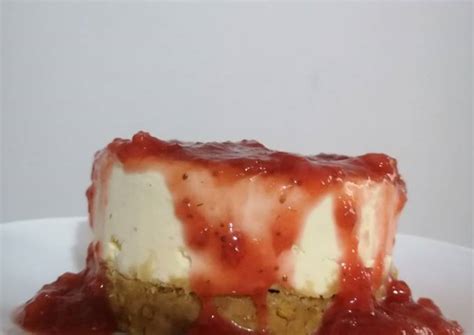 Cheesecake De Fresa Sin Horno Receta De Jessy Pauline Maussa Gonzalez