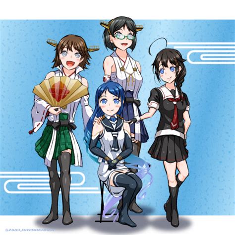 【艦これ】88年目に、みんなと【五月雨他】 つヴぁい さんのイラスト ニコニコ静画 イラスト